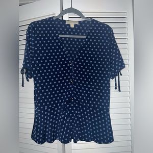 Michael Kors size M blue top